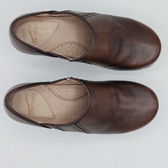 Dansko Sienna antique brown a 2" heel size 37 US 6.5/7 - Picture 12 of 16